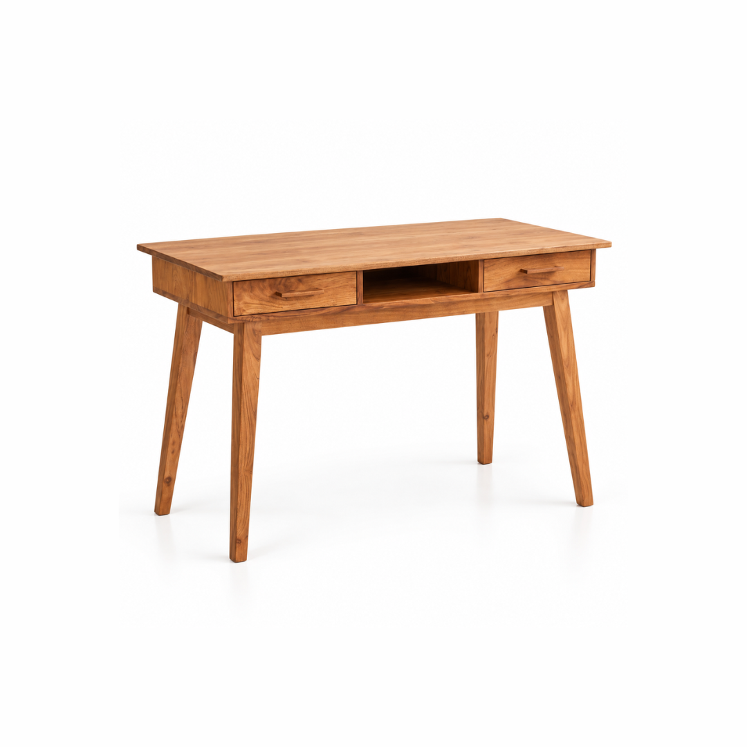 Kartikeya Solid Wood Study Table | Wooden Work Desk
