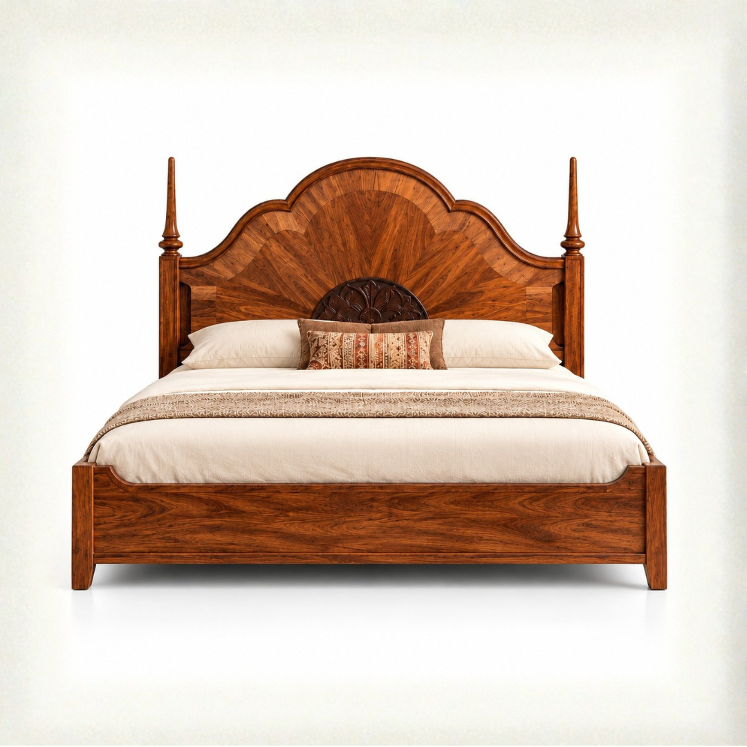 Adityam Solid Wood Bed
