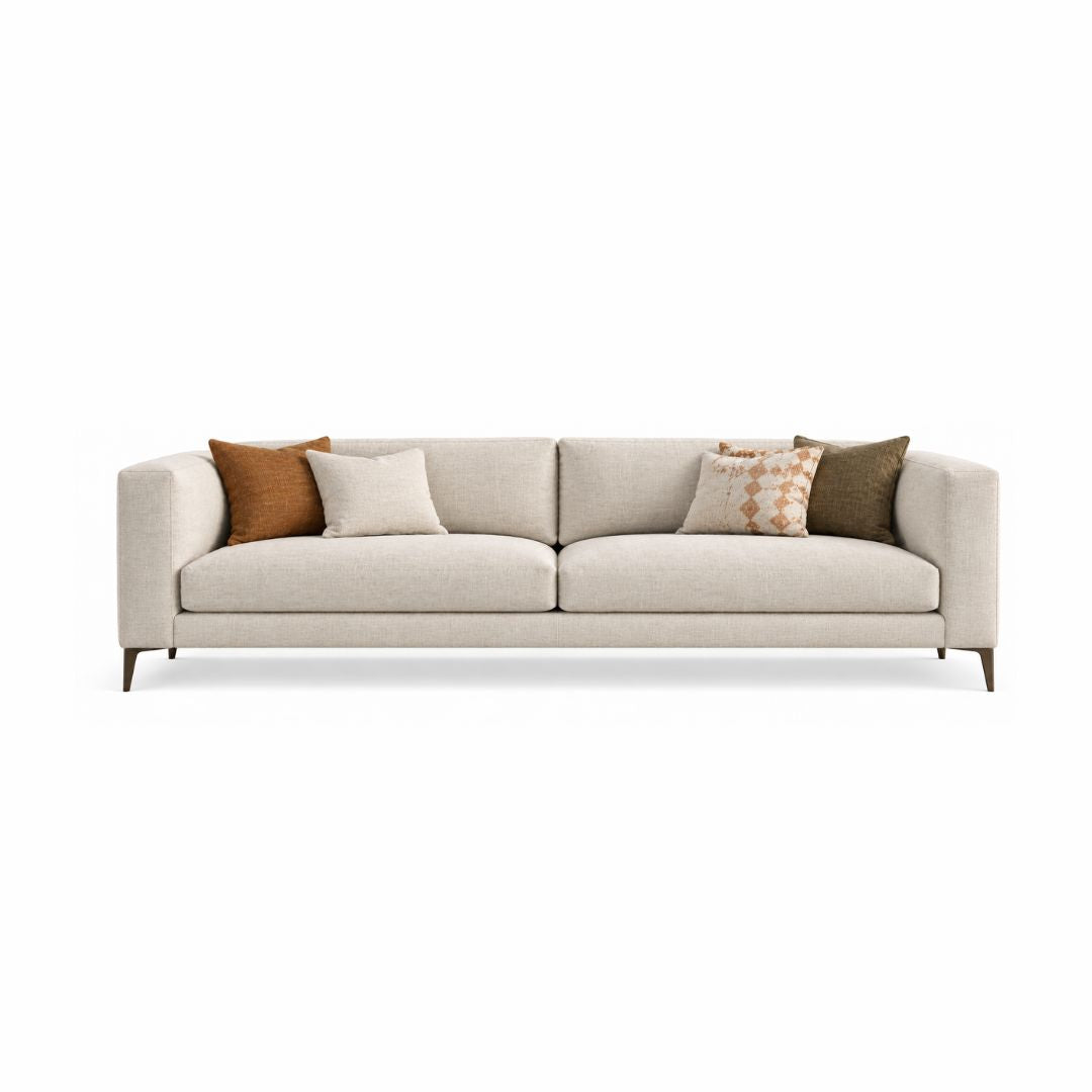 Arden Mid-Century Linen Sofa
