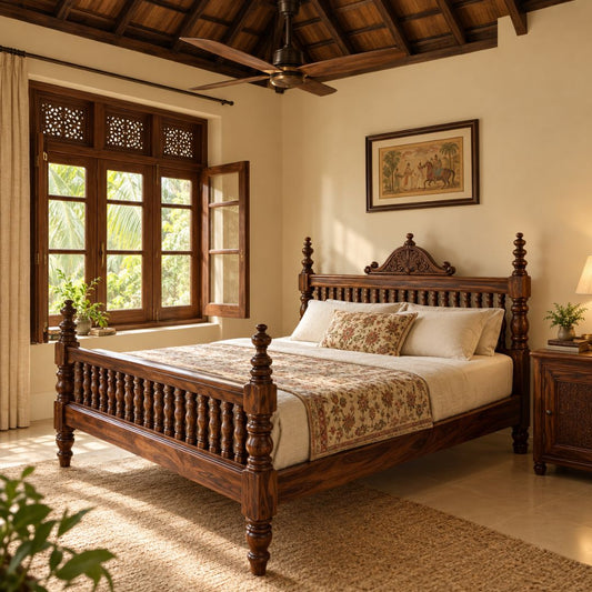ELARA Solid Wood Bed