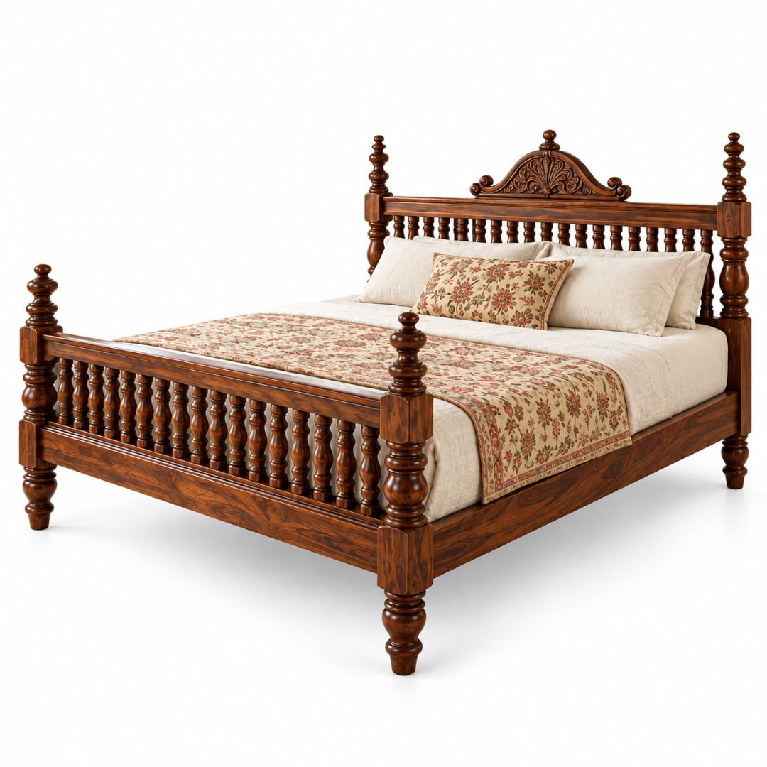 ELARA Solid Wood Bed