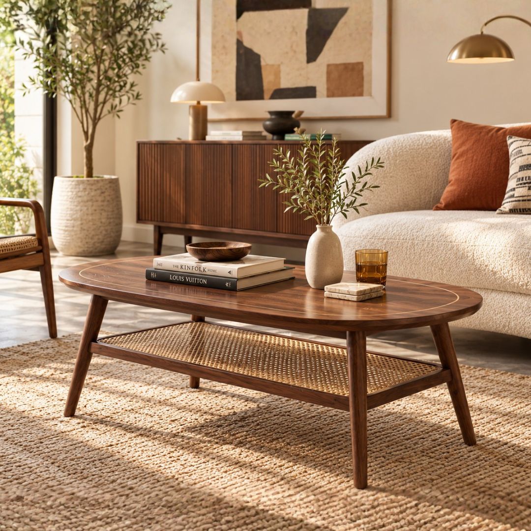 Zeno Solid Wood Coffee Table