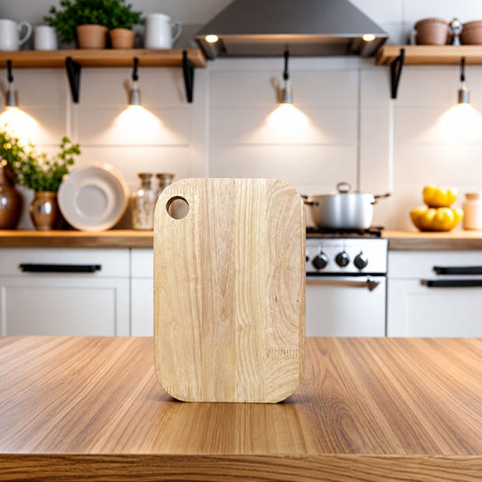 Rubber Wood Rectangular Serving Board